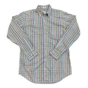 Peter Millar Seaside Finish Button Down Dress Shirt Mens Medium Preppy